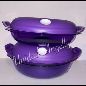 Tupperware heat n serve pop containers